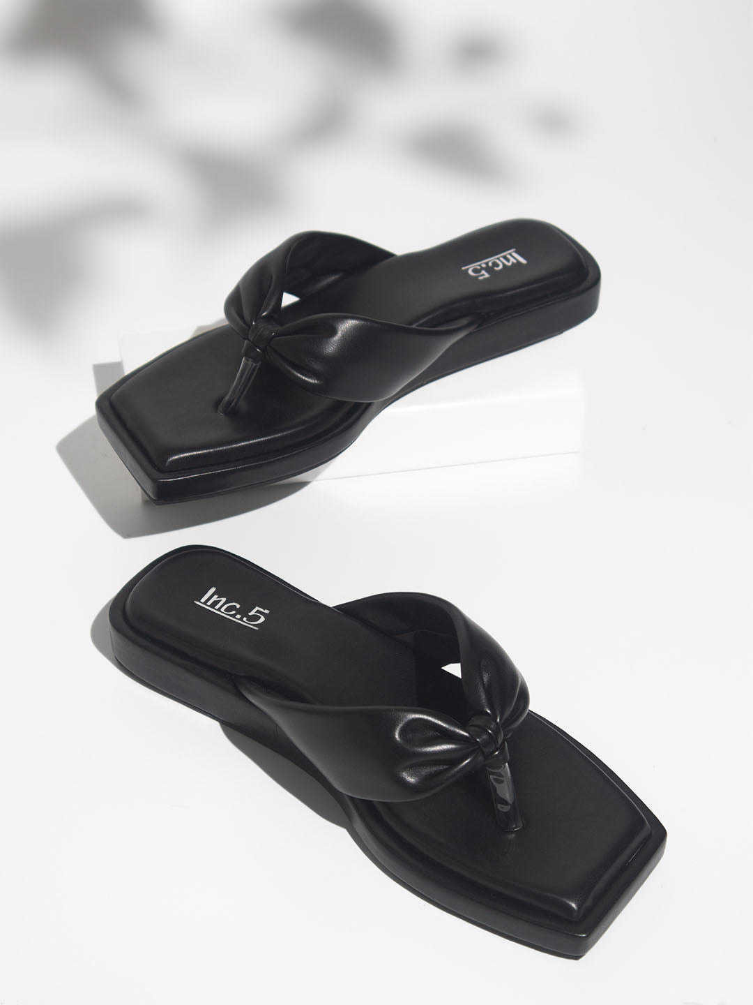 Women Black Wedge Heels