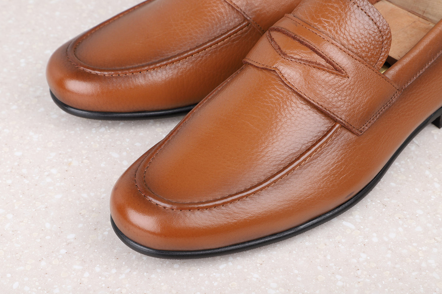 FORMAL SLIPPONS-BROWN-Men's Formal Slipons-Inc5 Shoes