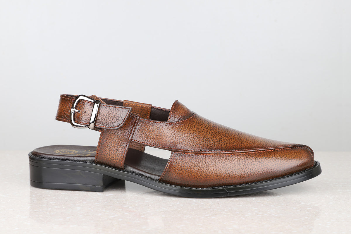 Privo Formal Sandal-Tan For Men