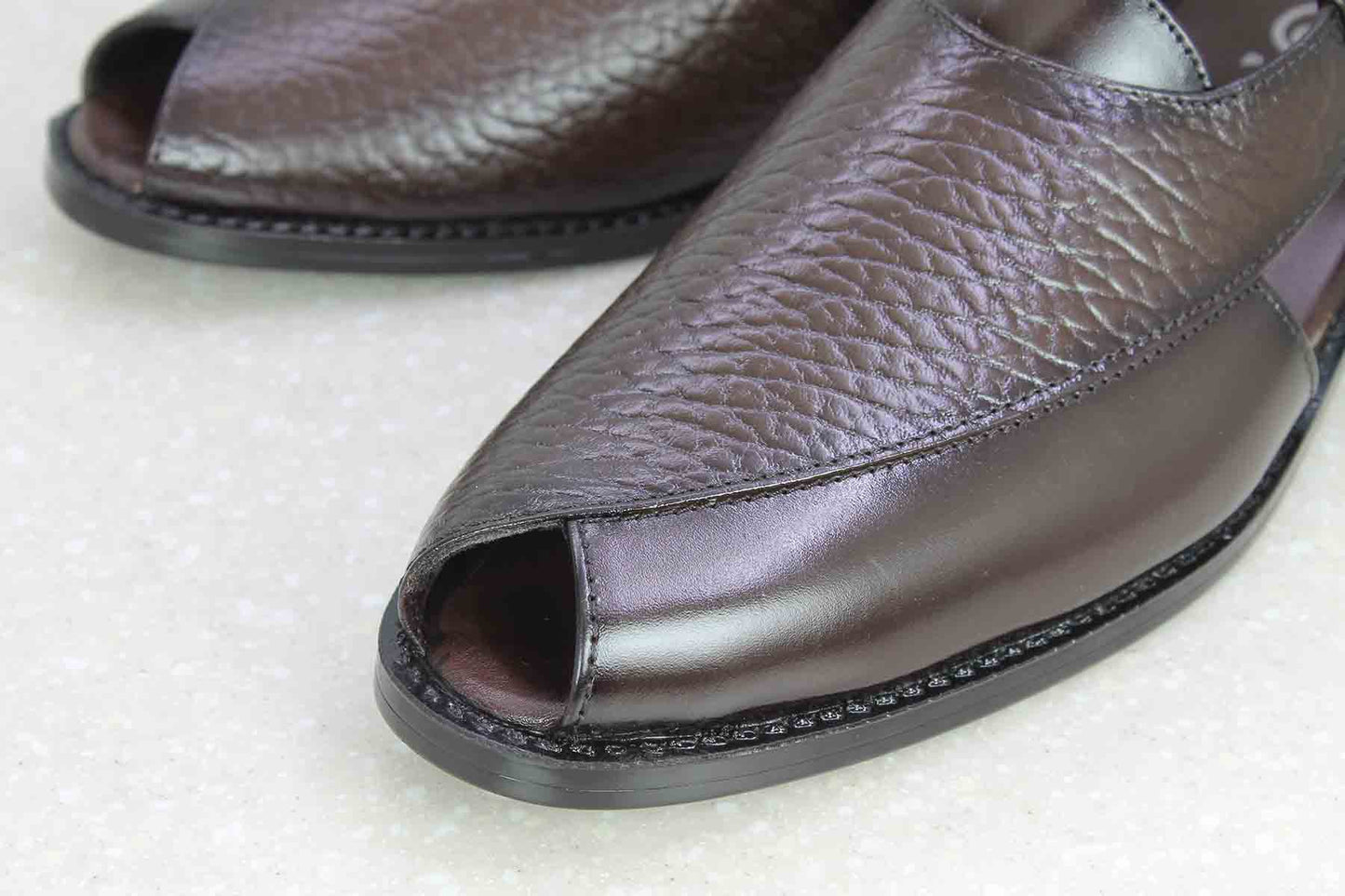 MEN'S BROWN FORMAL SANDAL-Men's Sandal-Inc5 Shoes