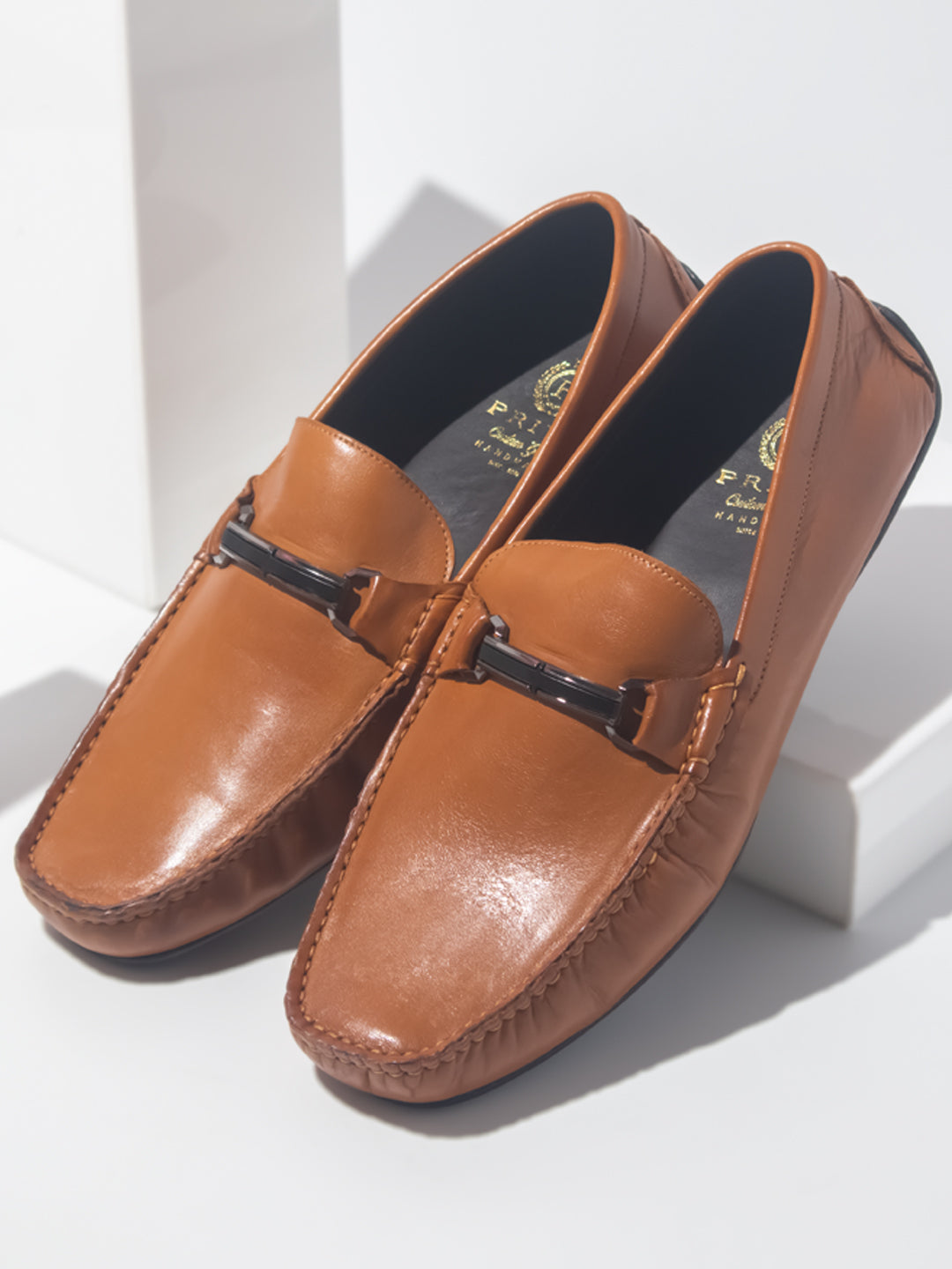 DRIVING CASUAL LEATHER SHOES-TAN-Men's Driving Shoes-Inc5 Shoes