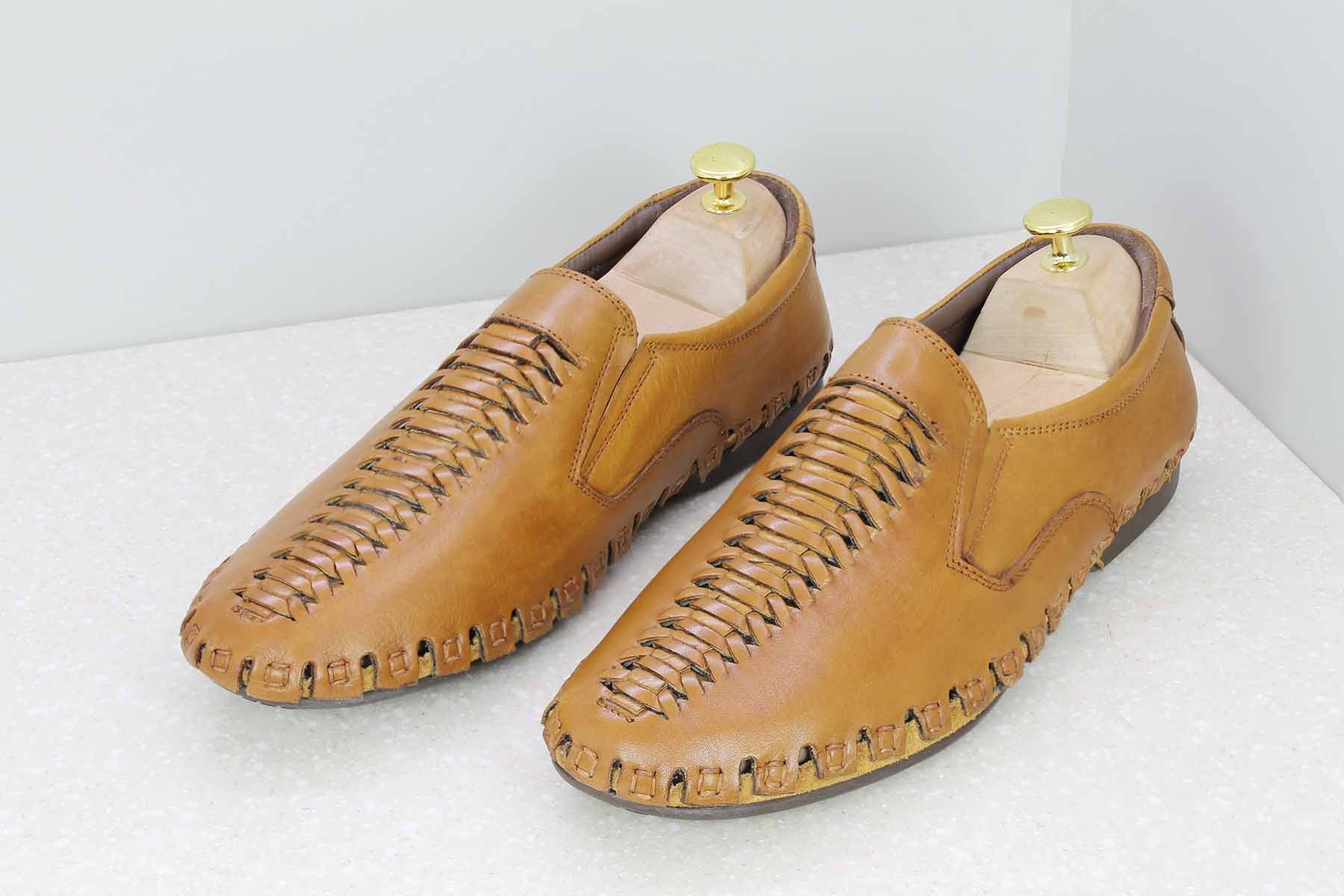 CASUAL SHOES-TAN-Men's Casual Slipons-Inc5 Shoes