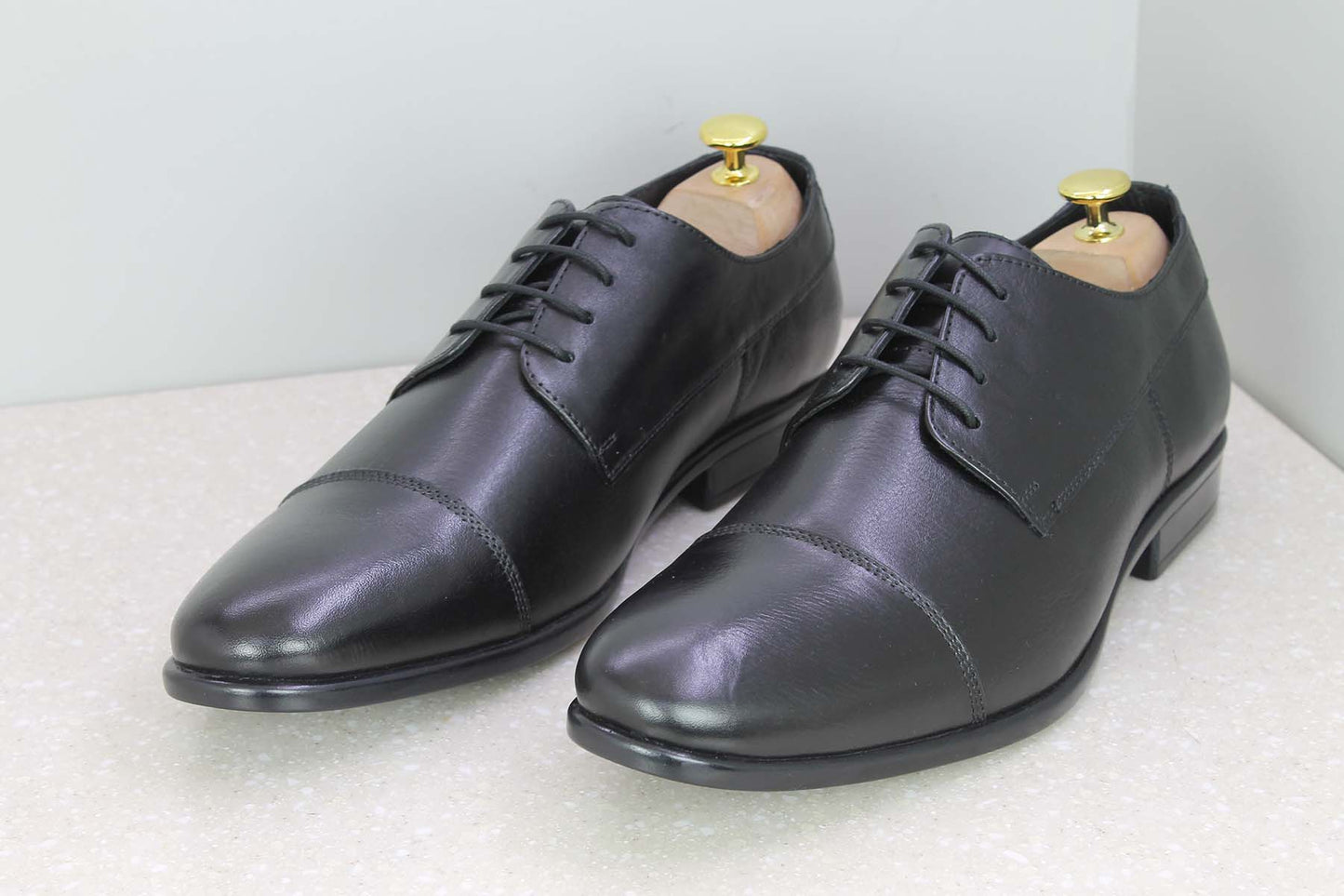 OFFICE LACE-UP - BLACK-Men's Formal Shoe-Inc5 Shoes