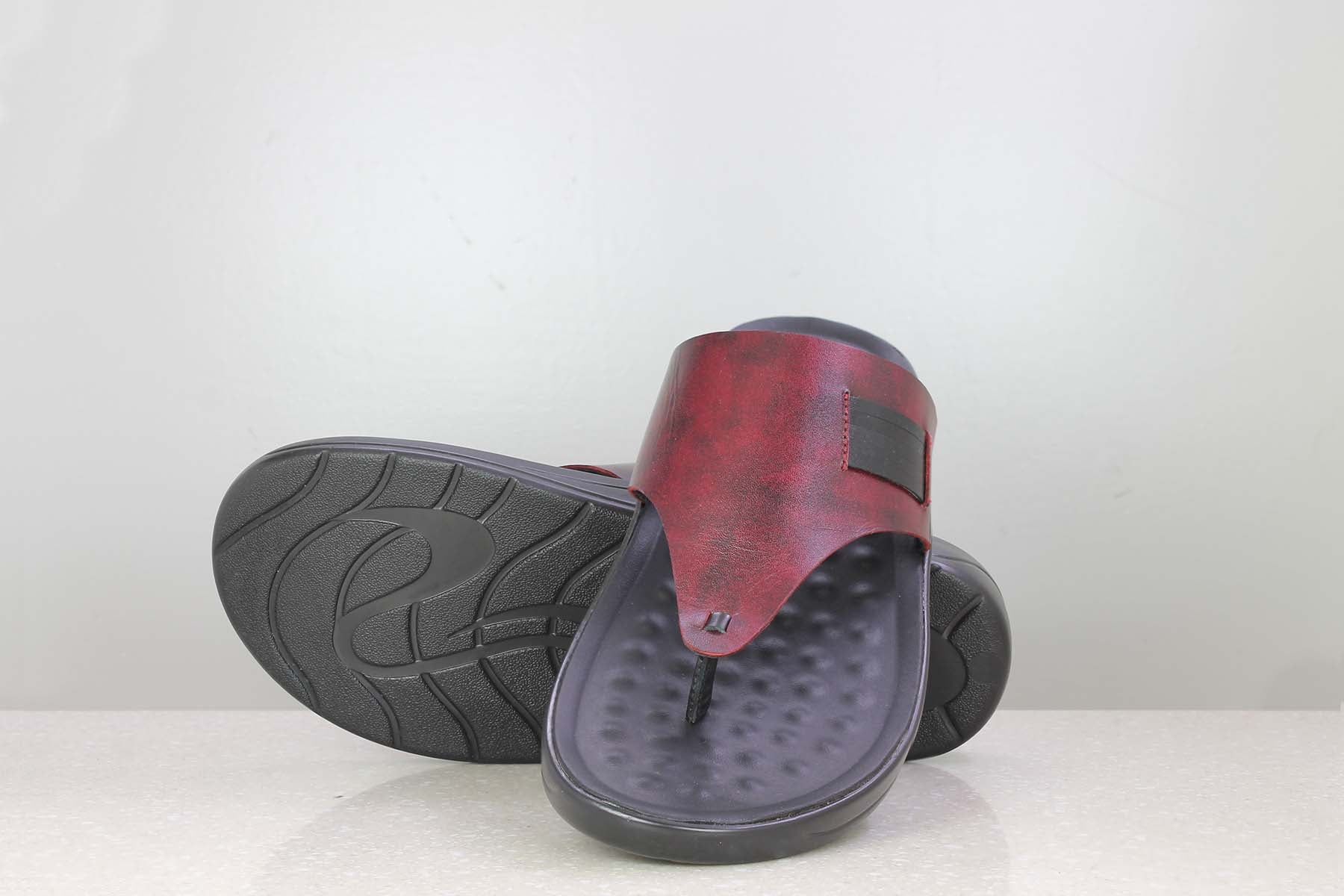 MEN'S MARRON CASUAL SLIPPER-Men's Slippers-Inc5 Shoes
