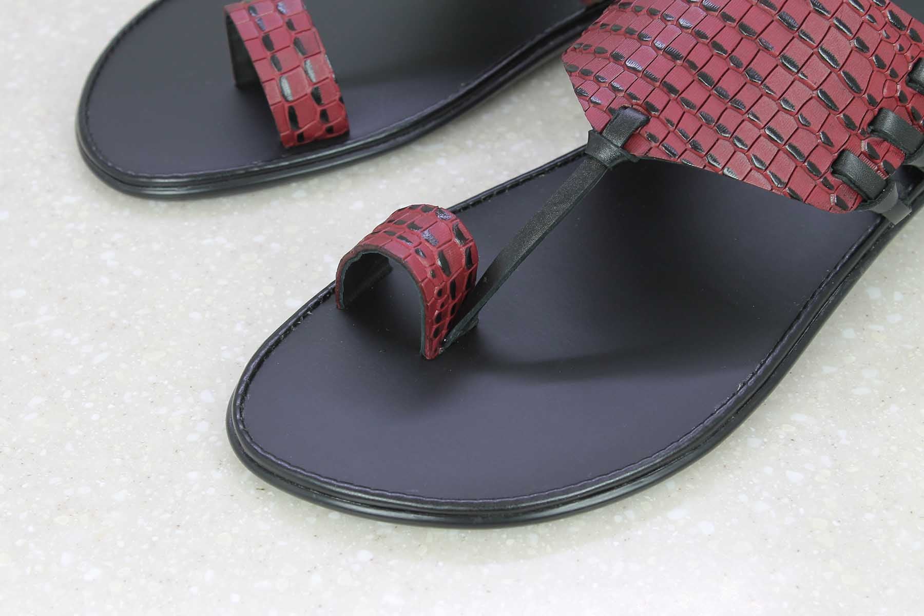 CASUAL SLIPPER - CHERRY-Men's Slippers-Inc5 Shoes