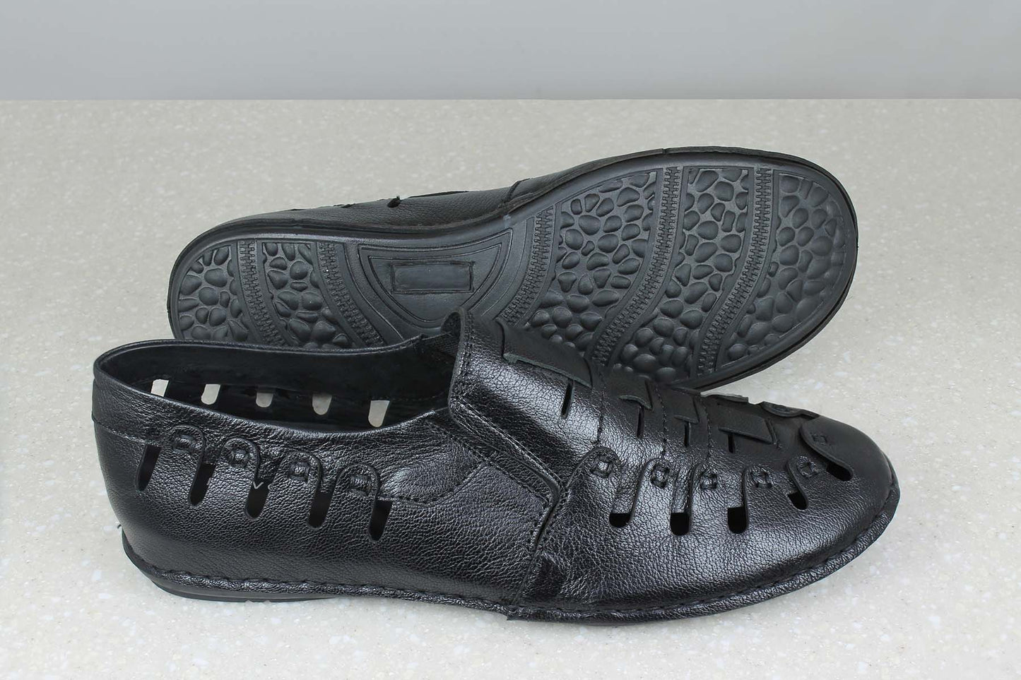 TRI-BAND SANDAL-BLACK-Men's Sandal-Inc5 Shoes