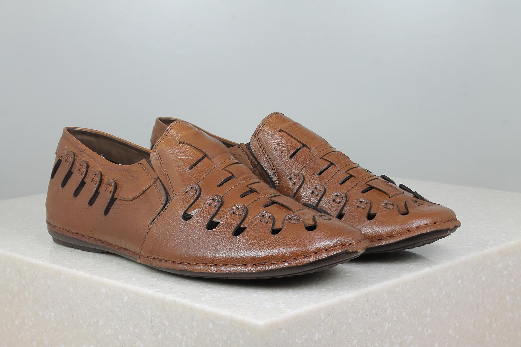 TRI-BAND SANDAL-TAN-Men's Sandal-Inc5 Shoes