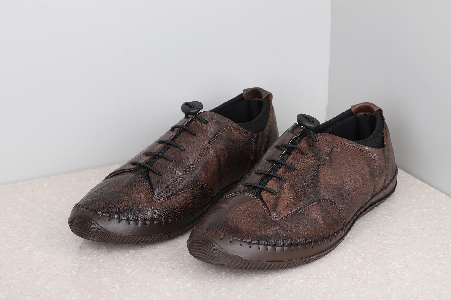 CASUAL LACE-UP SHOE-BROWN-Men's Casual Lace-Up-Inc5 Shoes