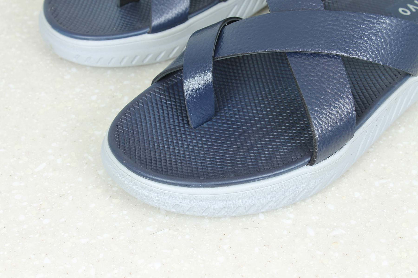 THONG CASUAL SLIPPER-BLUE-Men's Slippers-Inc5 Shoes