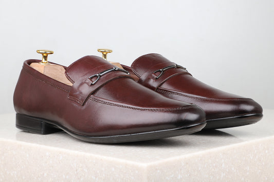 Privo Formal Slipon Shoe-Burgandy For Men