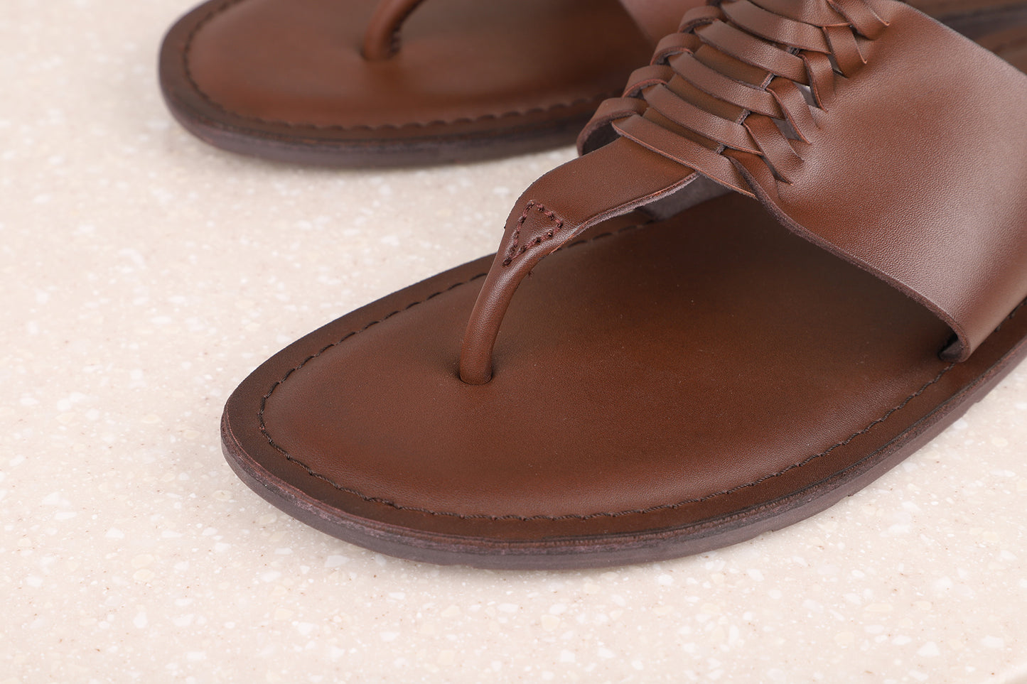 Casual Slippers-Brown