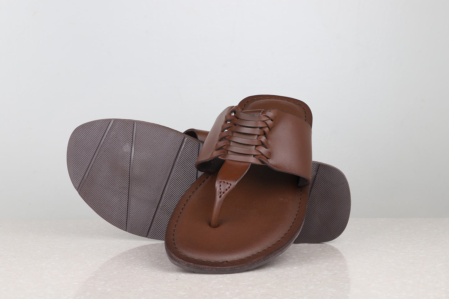 Casual Slippers-Brown