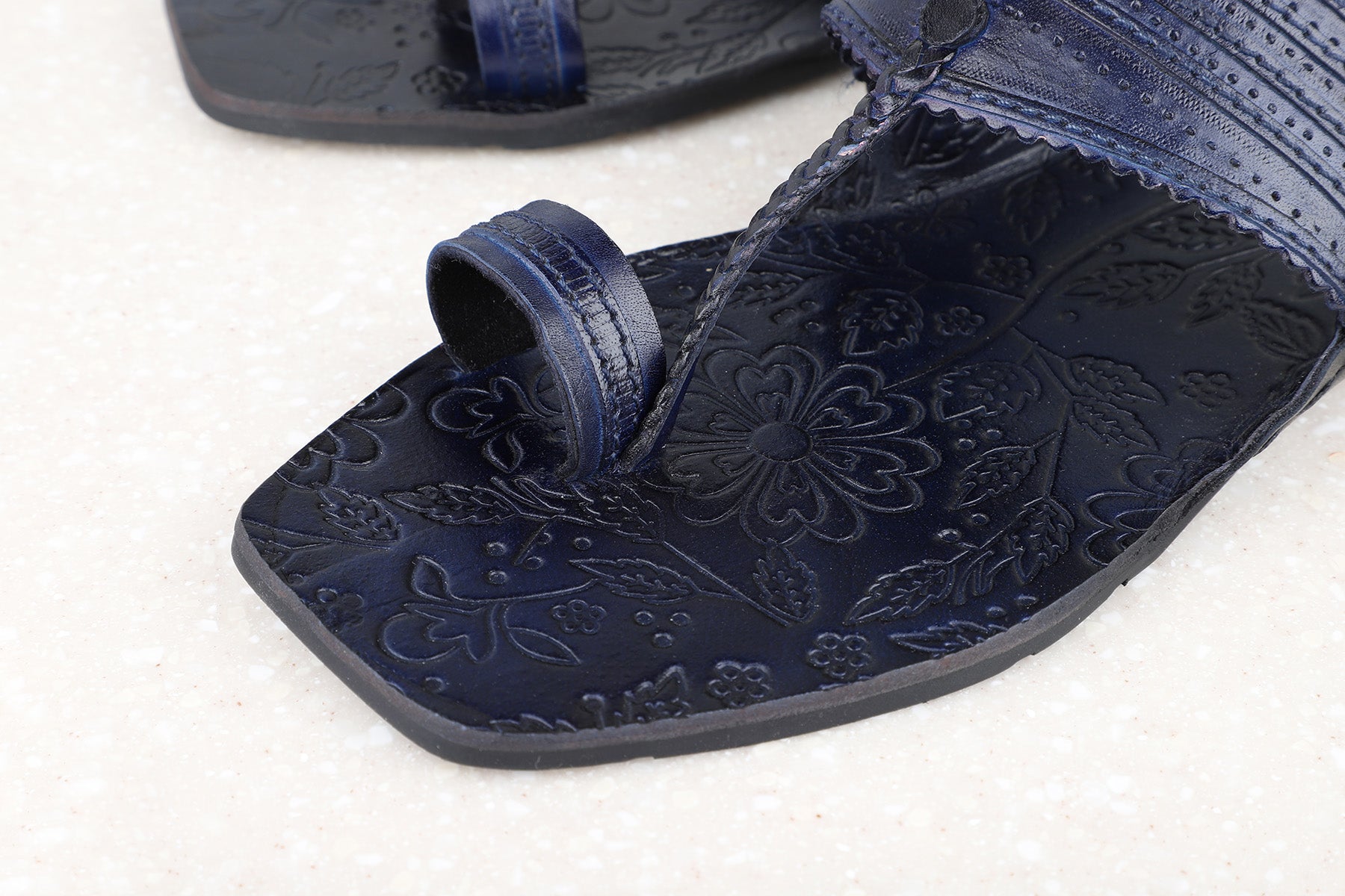 Buy Blue Color Footwear Suitable for all occasion Kicks & Crawl- Denim &  Lace Baby Sandals Footwear for Unisex Jollee