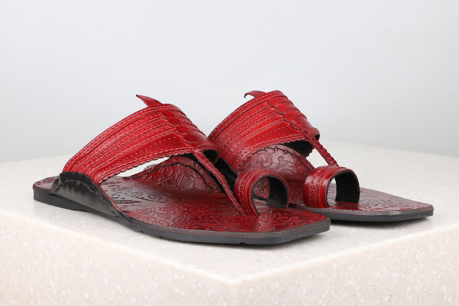 Privo Ethnic Thong Sandal For Men
