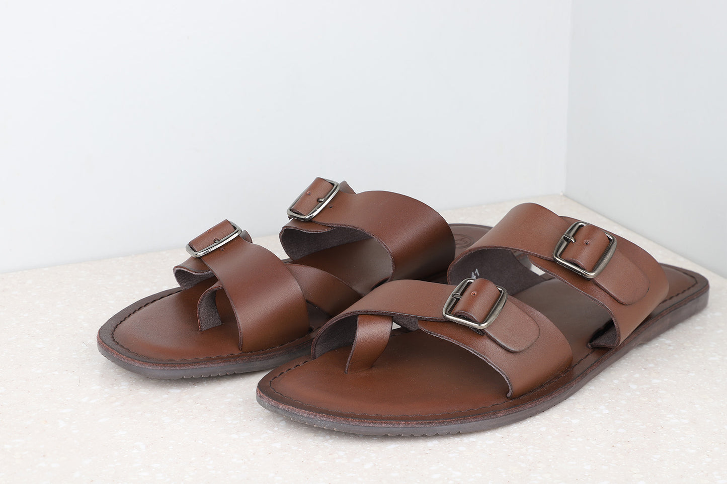 Casual Slippers-Brown