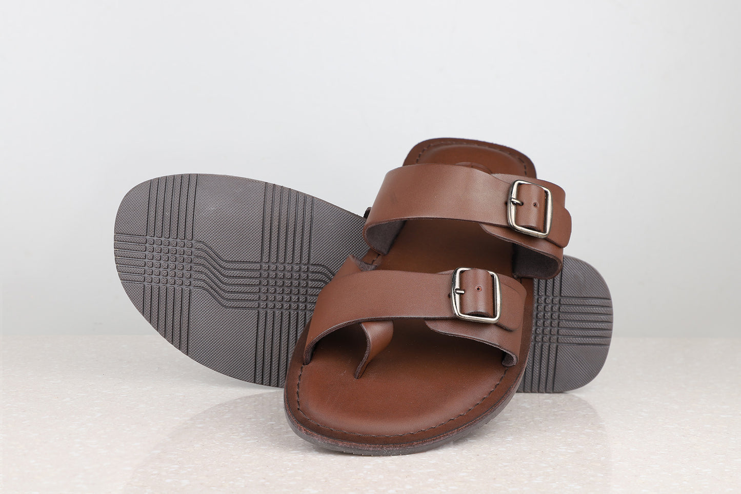 Casual Slippers-Brown