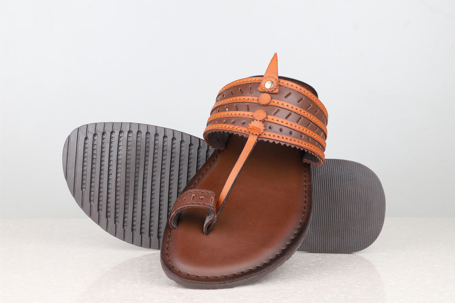 Privo Ethnic Thong Sandal For Men
