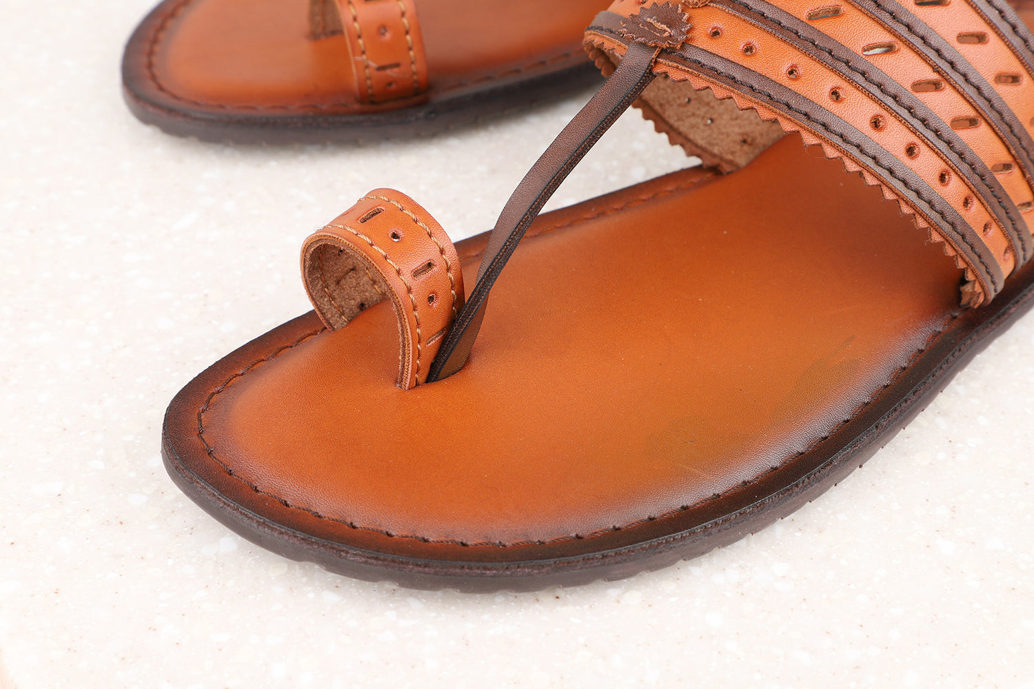 Privo Ethnic Thong Sandal For Men
