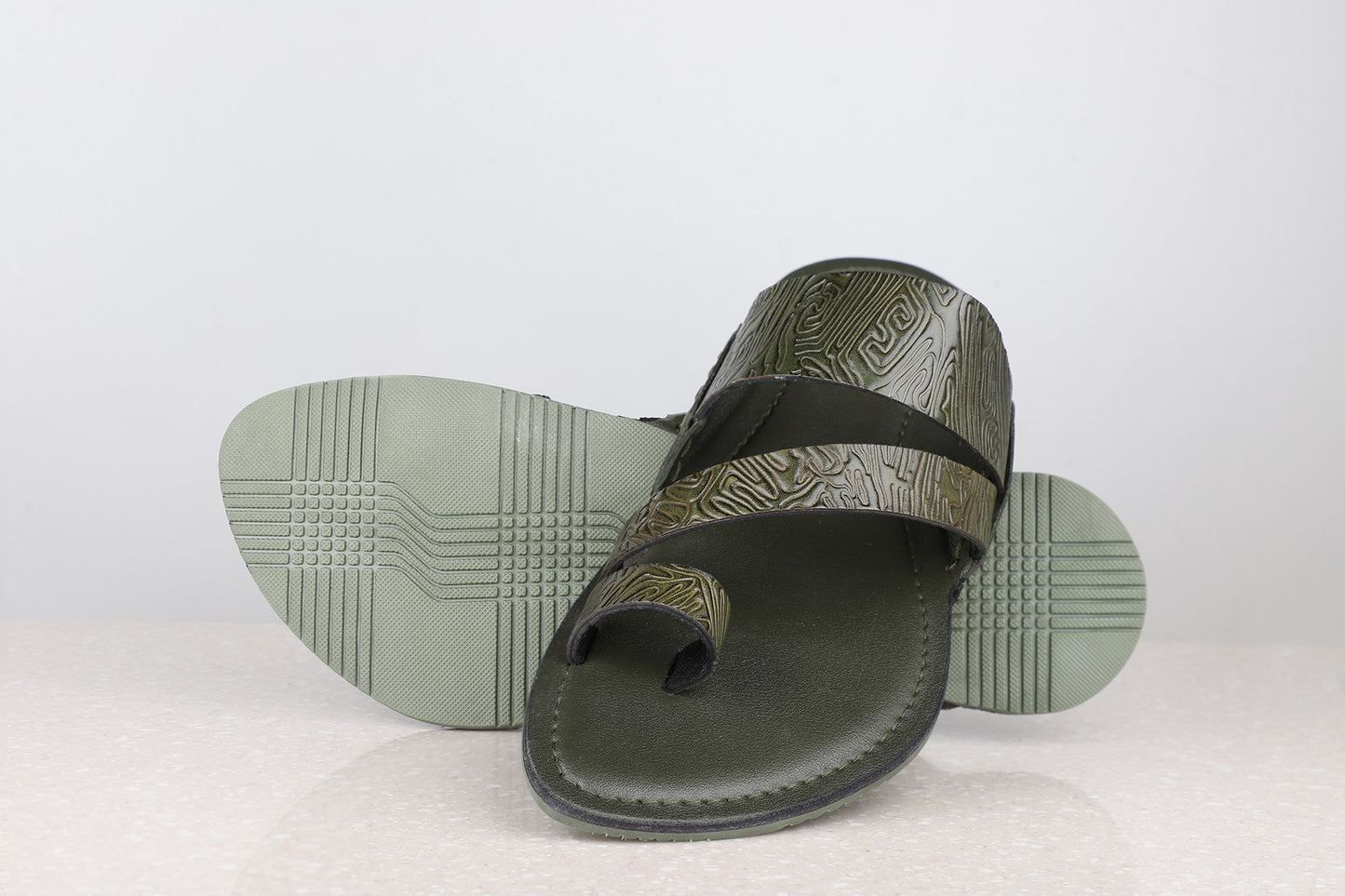 Casual Slippers-Green
