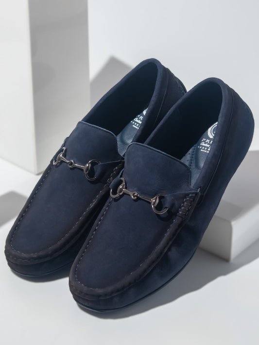 Privo Driving Shoes-Blue For Men