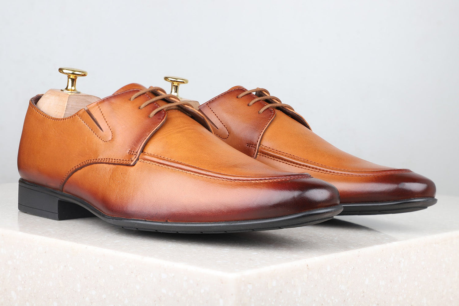 Privo Formal Shoes Tan For Men