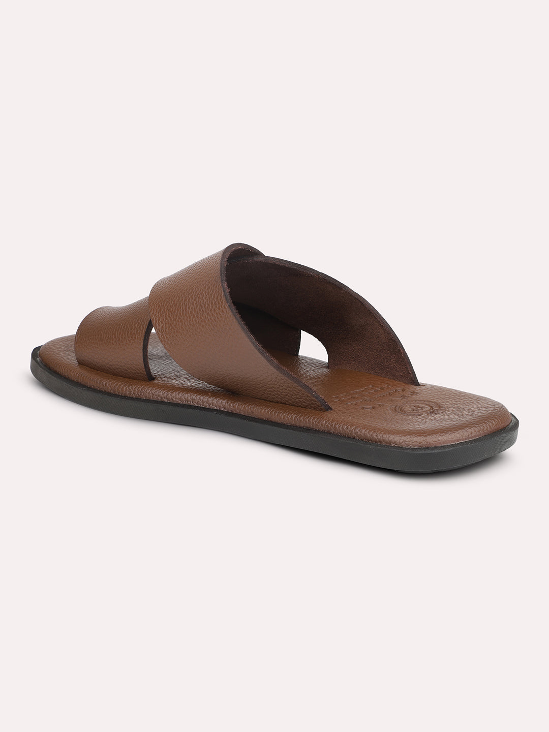 Privo Brown One Toe Casual Sandal For Men