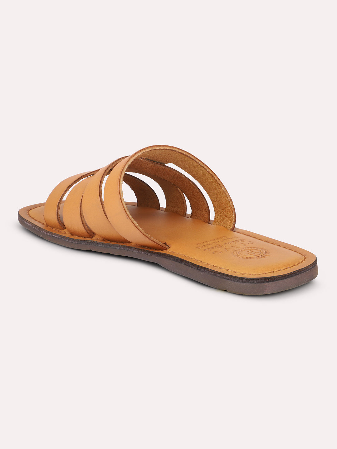 Privo Tan Strap Casual Sandal For Men