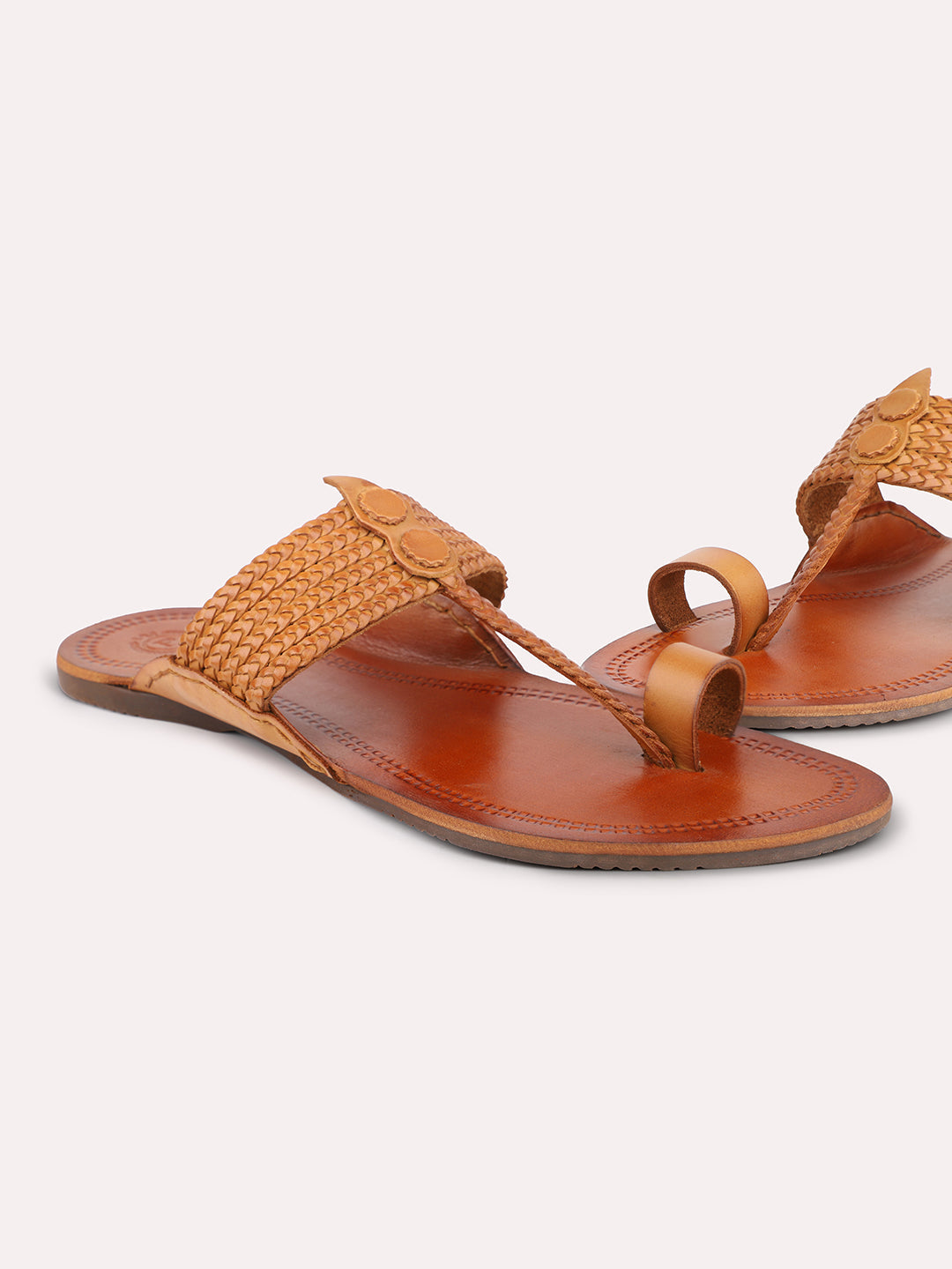 Privo Tan Ethnic Kolhapuri For Men