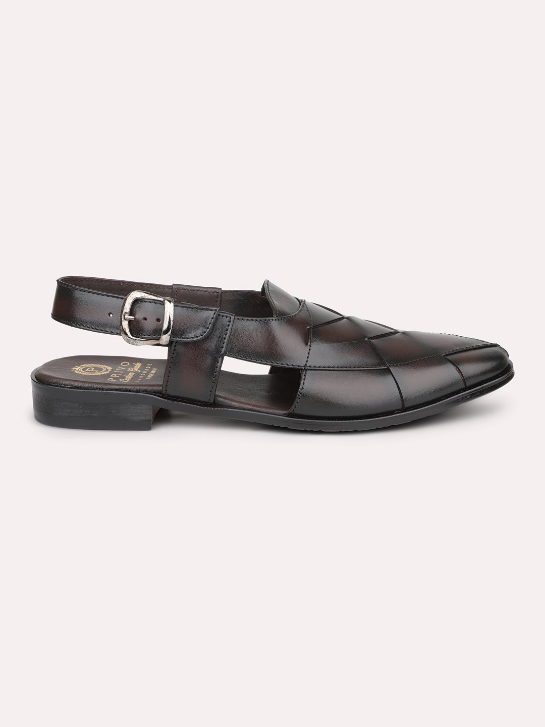 Privo Cherry Textured Casual Sandal For Men