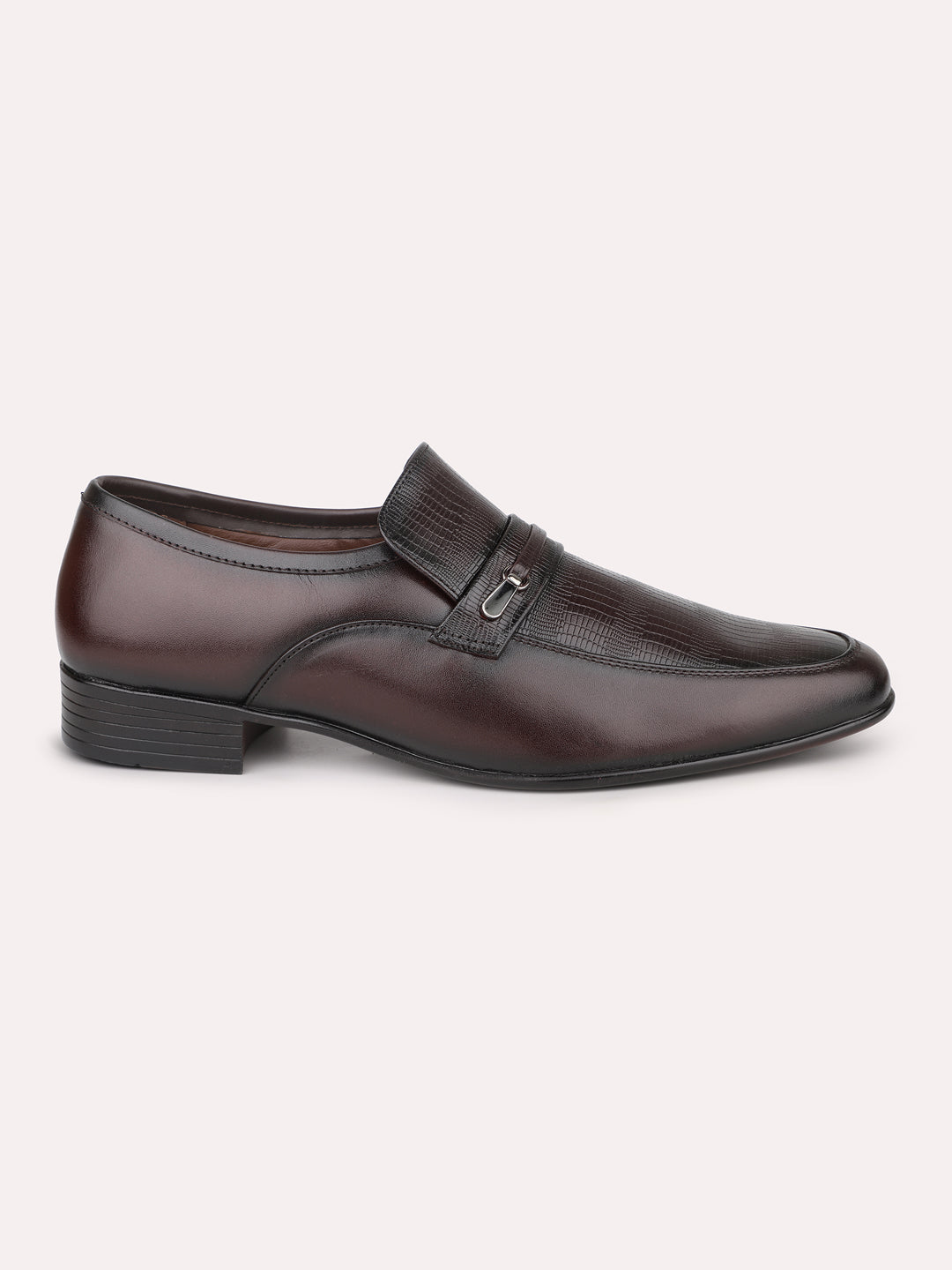 Privo Cherry Formal Slip-On Shoes For Men