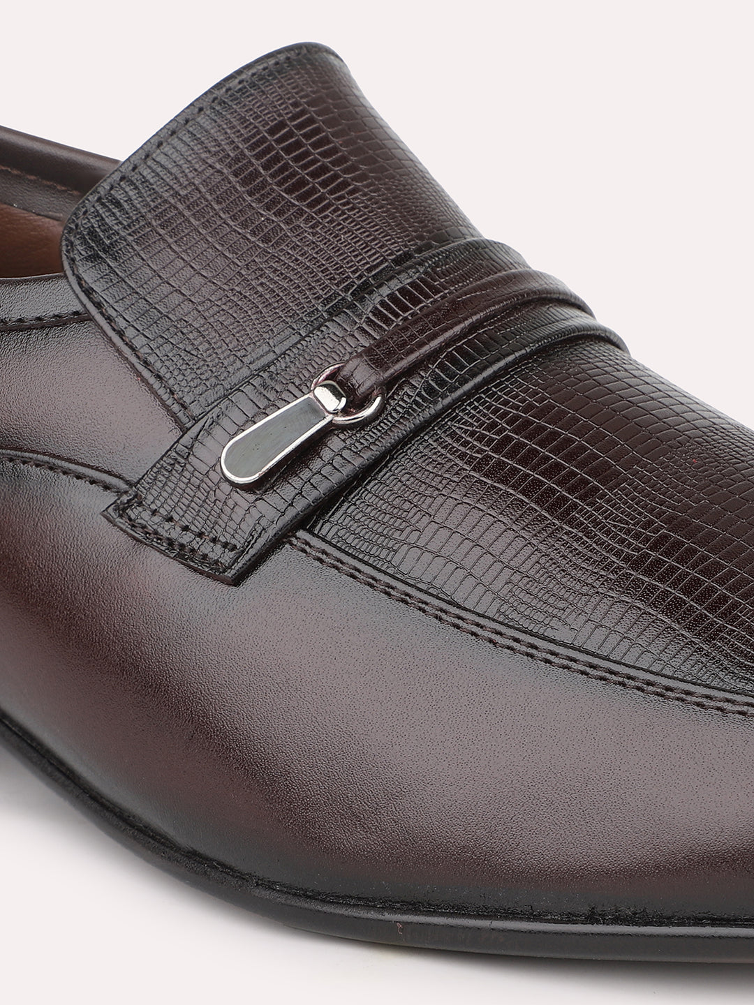 Privo Cherry Formal Slip-On Shoes For Men