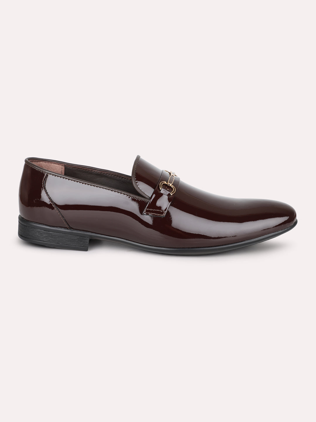 Privo Marron Fomal Slip-On Shoes For Men