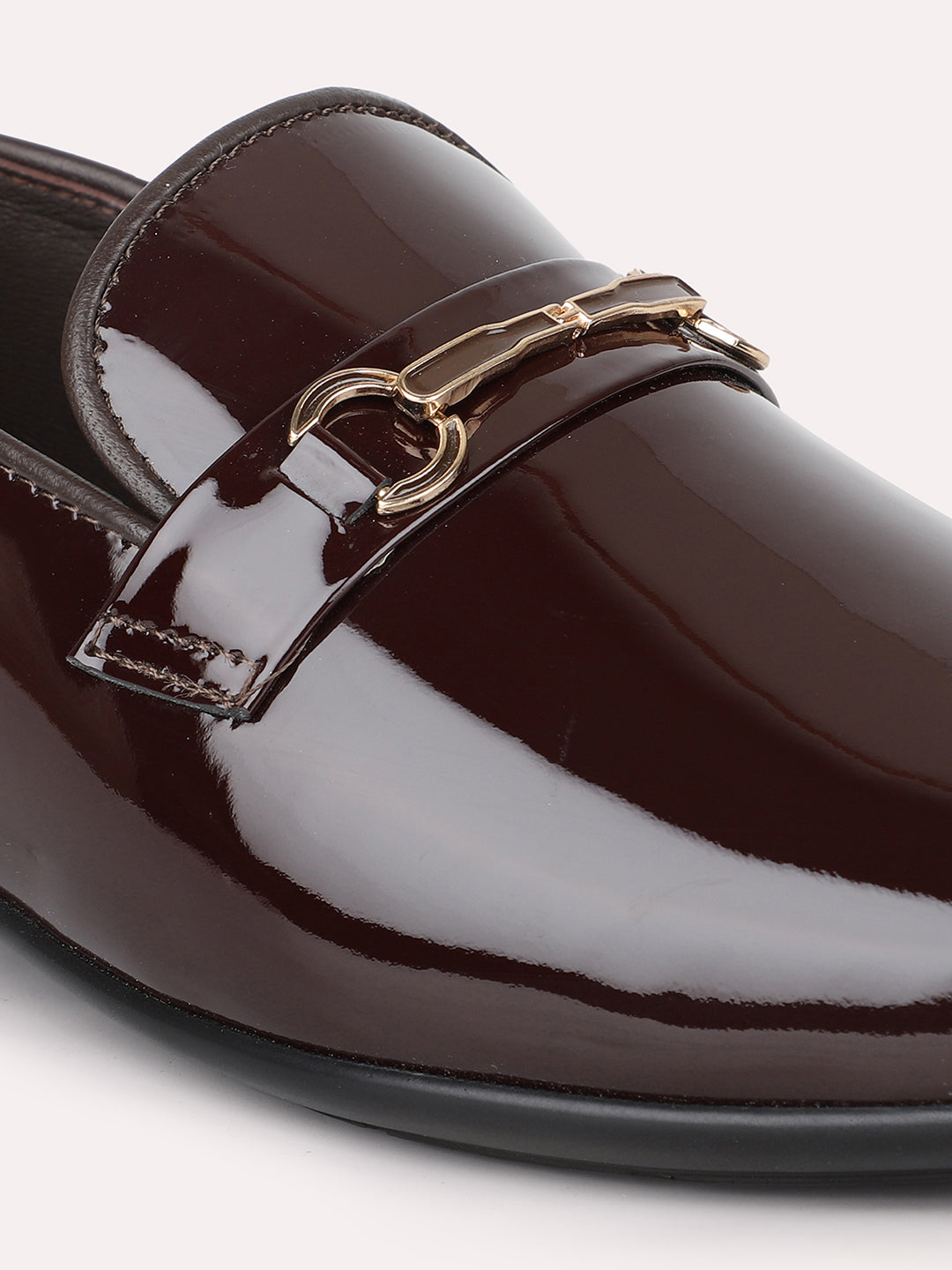 Privo Marron Fomal Slip-On Shoes For Men