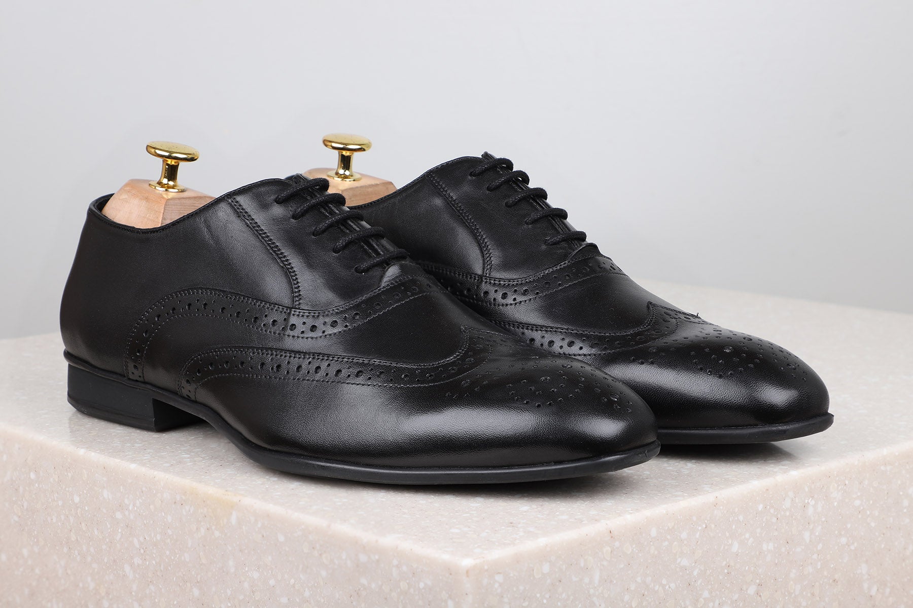 FORMAL LACE UP-BLACK-Men's Formal Shoe-Inc5 Shoes