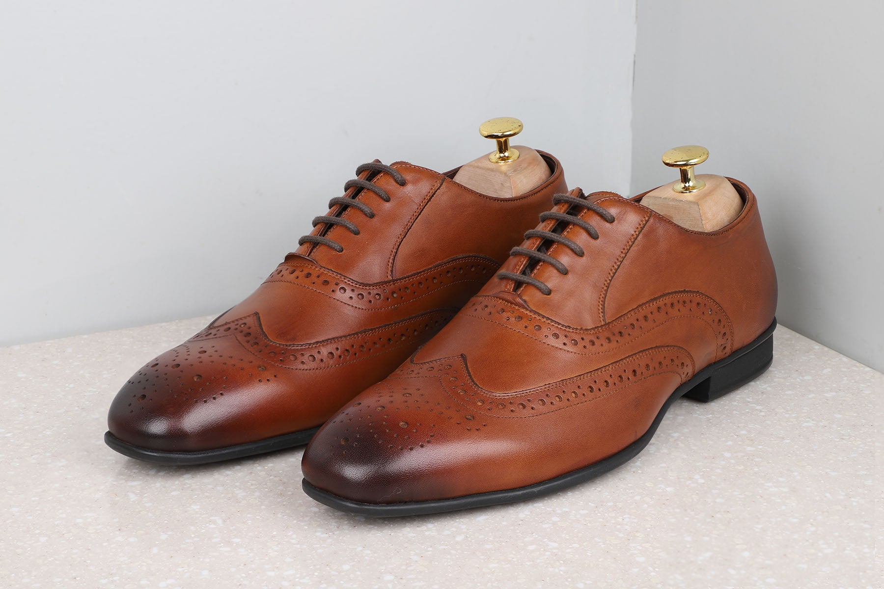 FORMAL LACE UP-TAN-Men's Formal Shoe-Inc5 Shoes