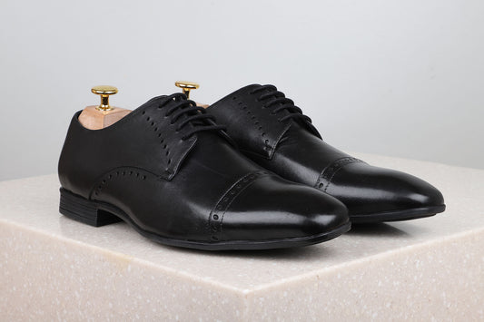 FORMAL LACE UP -BLACK-Men's Formal Shoe-Inc5 Shoes