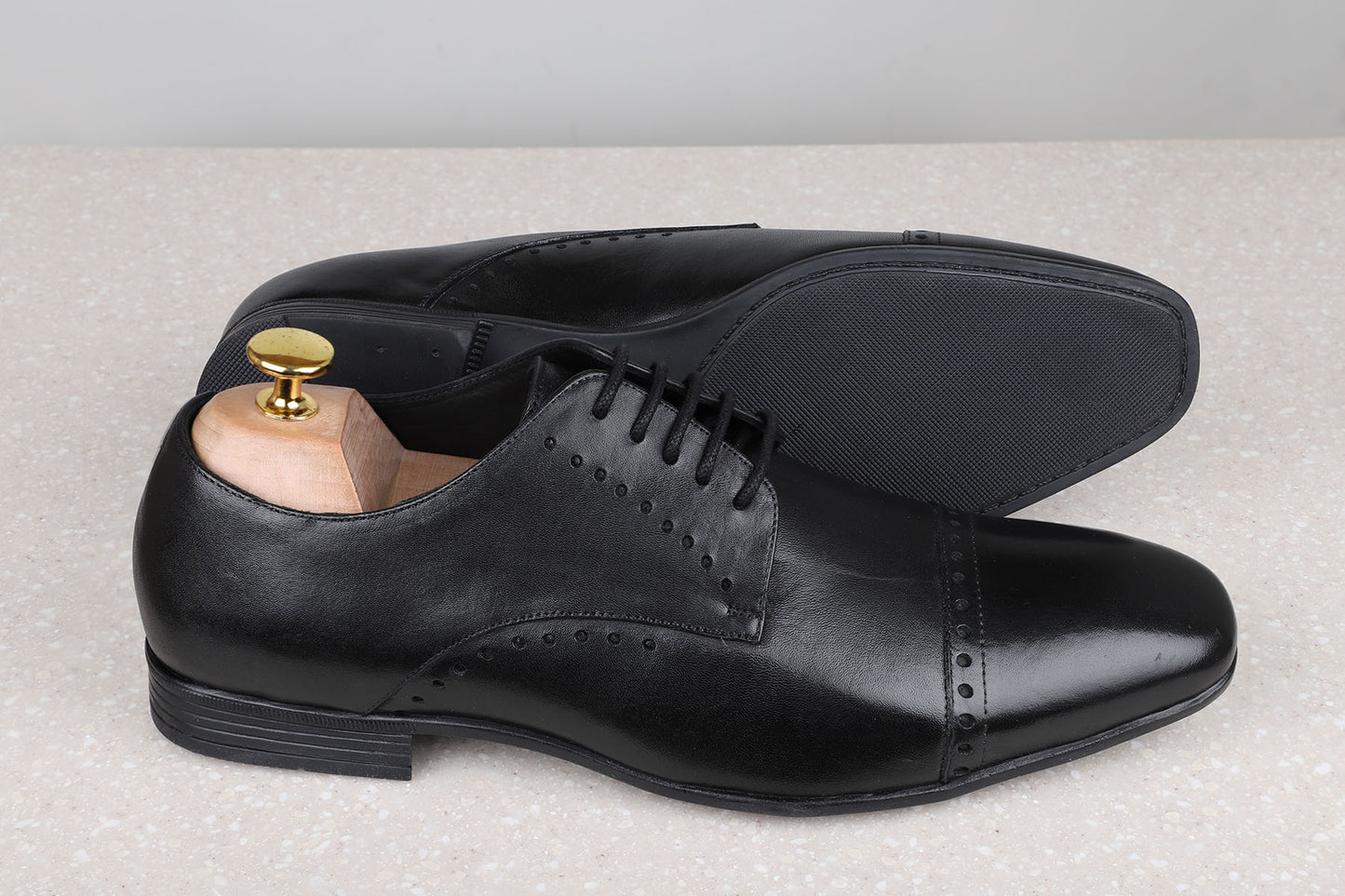 FORMAL LACE UP -BLACK-Men's Formal Shoe-Inc5 Shoes