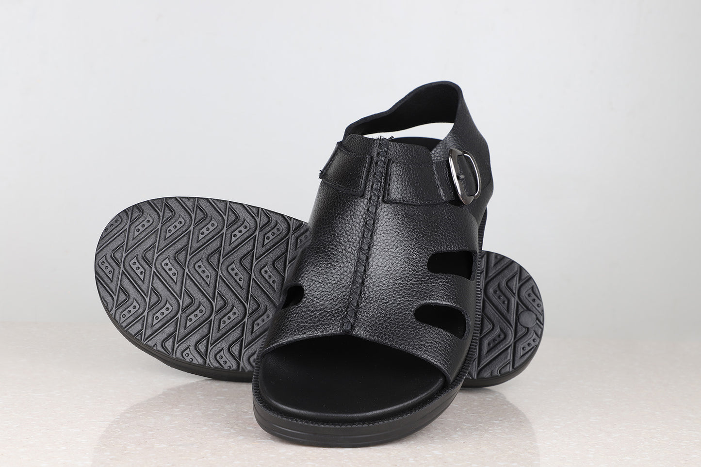 Atesber Casual Flat Buckle Sandal For Men