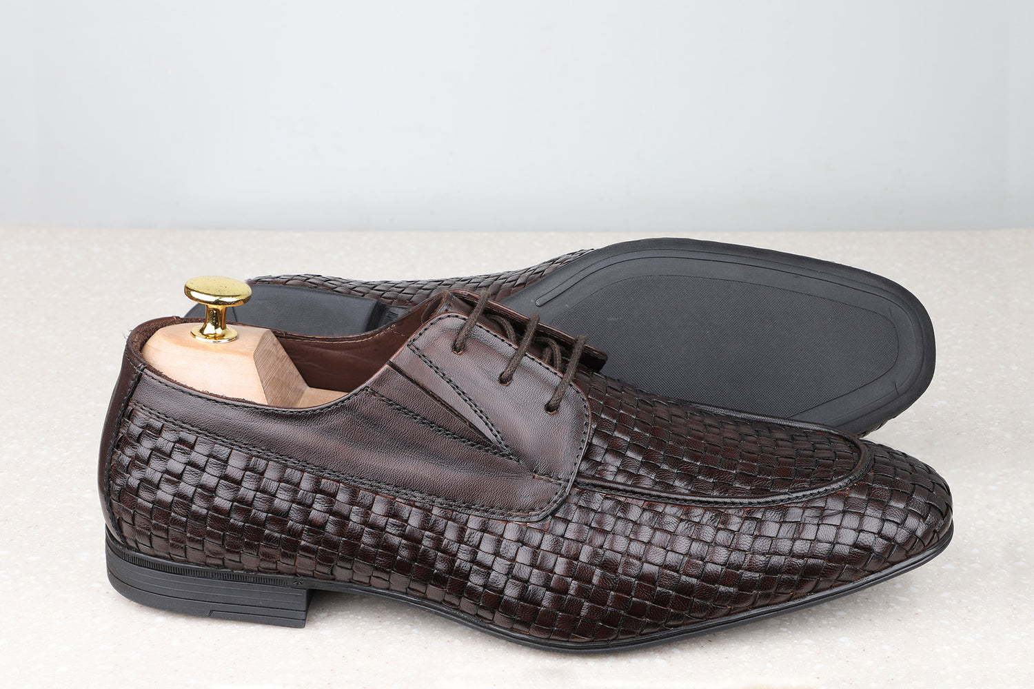 Atesber Formal Lace Up-Brown For Men