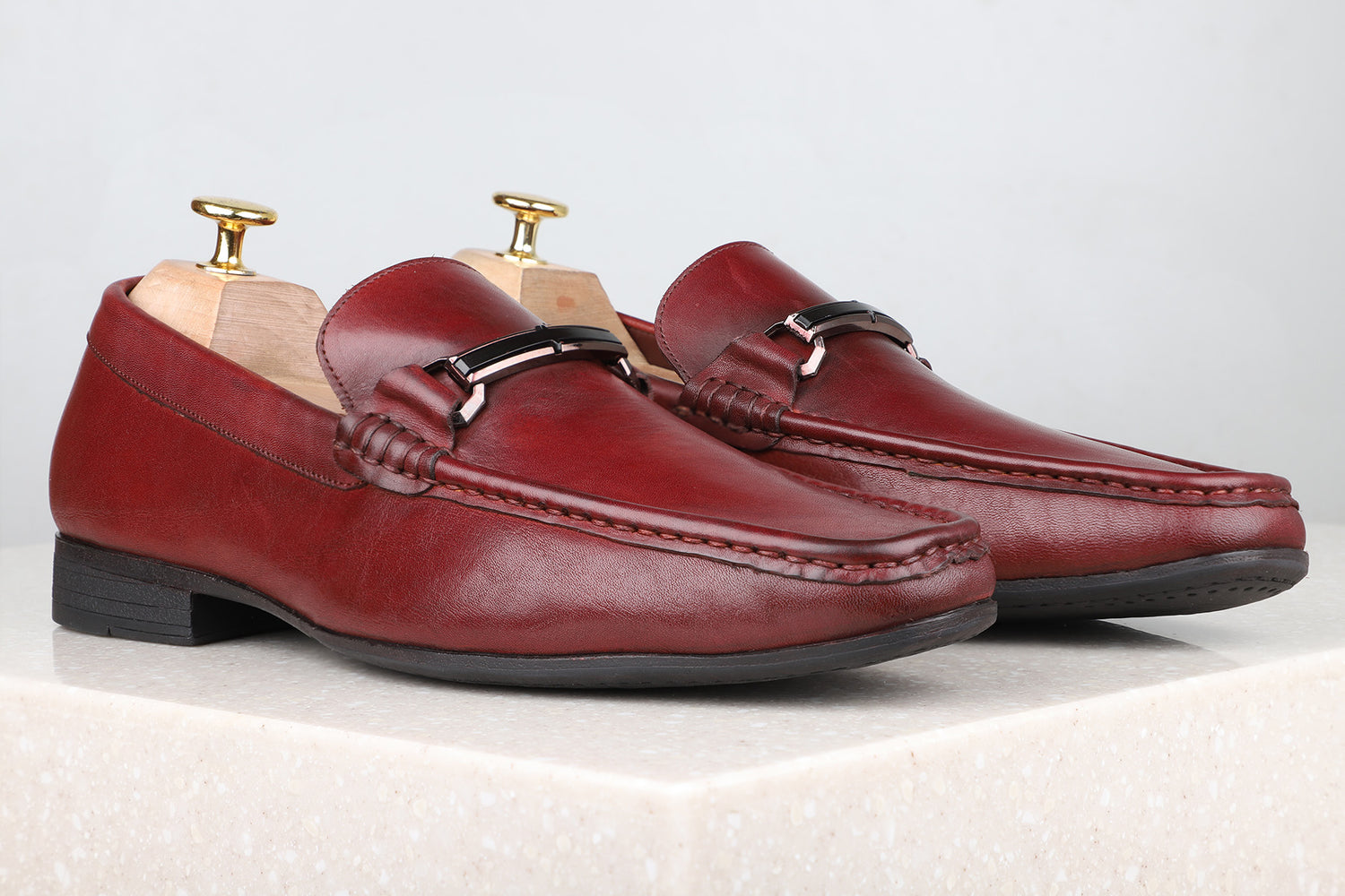 Atesber Casual Slipon-Bordo For Men