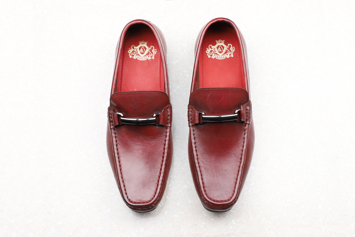 Atesber Casual Slipon-Bordo For Men