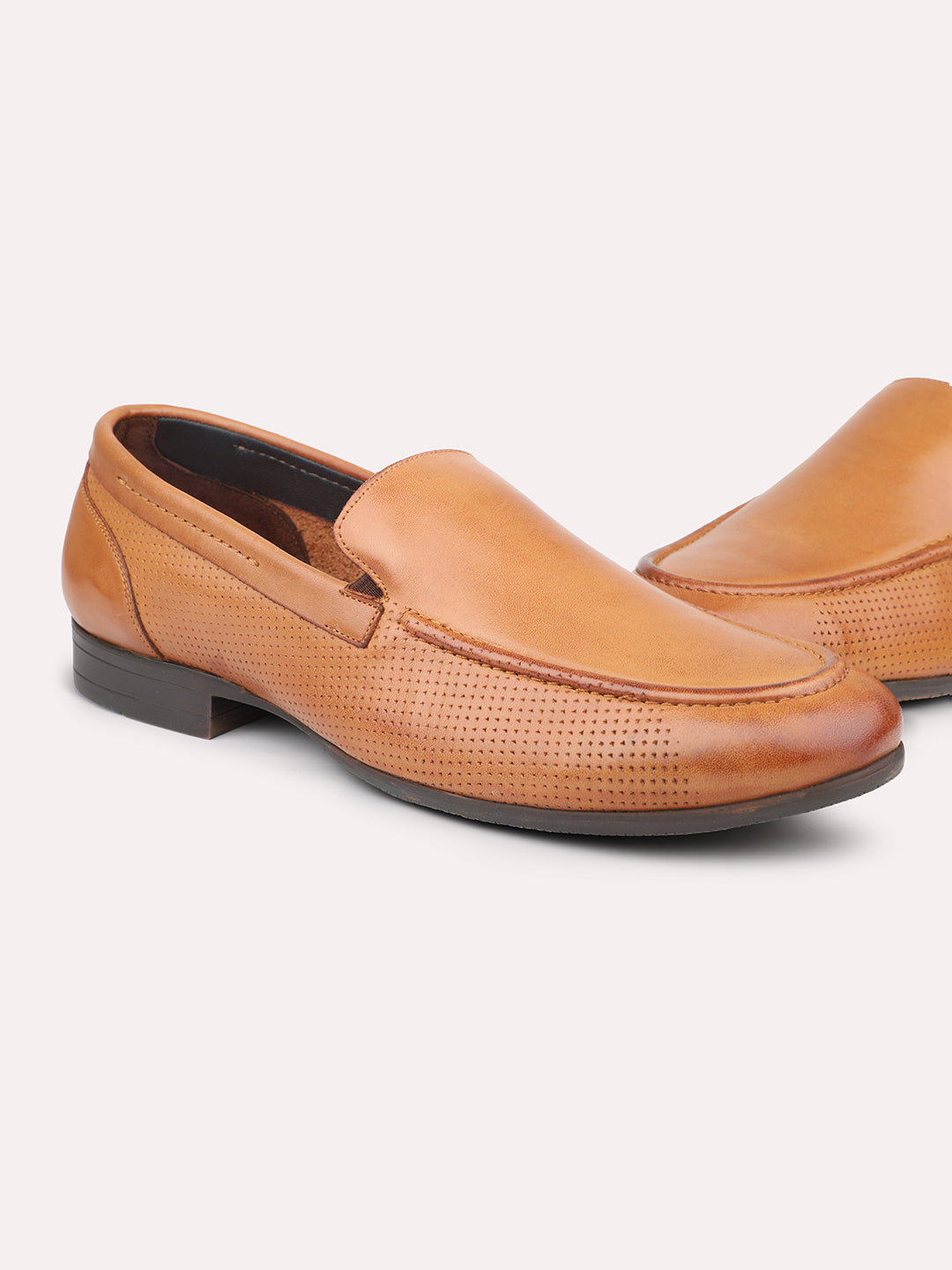 Atesber Tan Formal Slipon For Men's