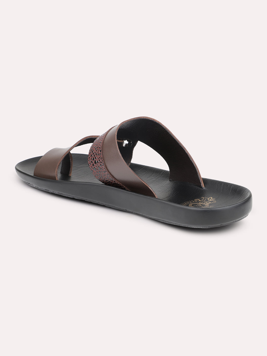 Atesber Brown Thong Sandal For Mens