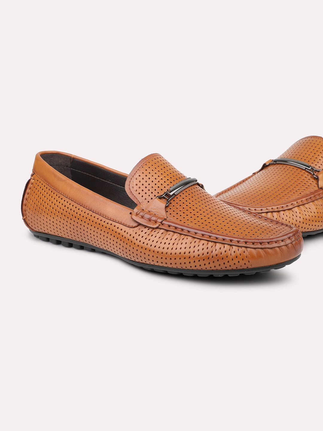 Atesber Tan Driving Casual Shoes For Men's