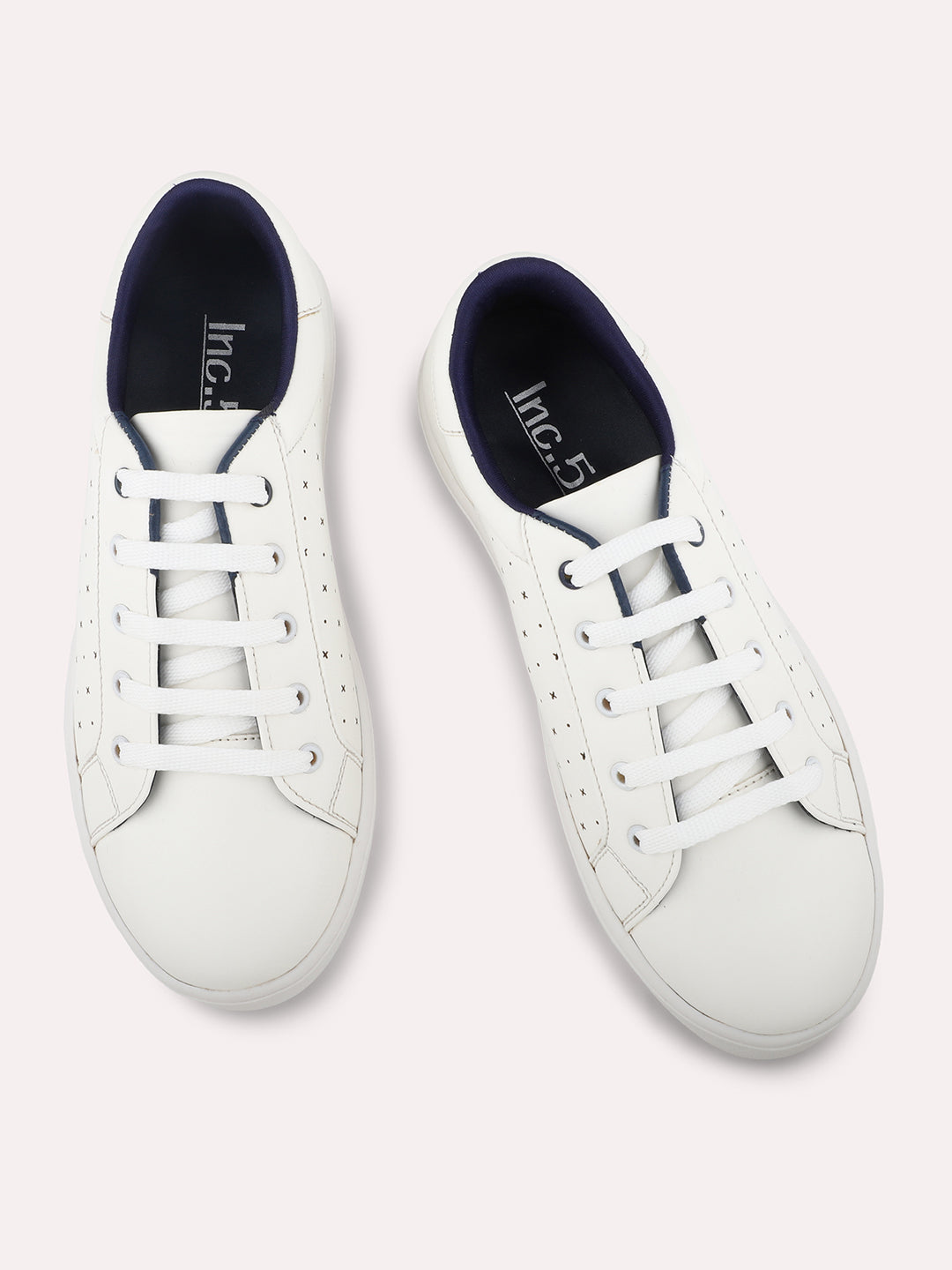 Women White Solid Casual Sneakers