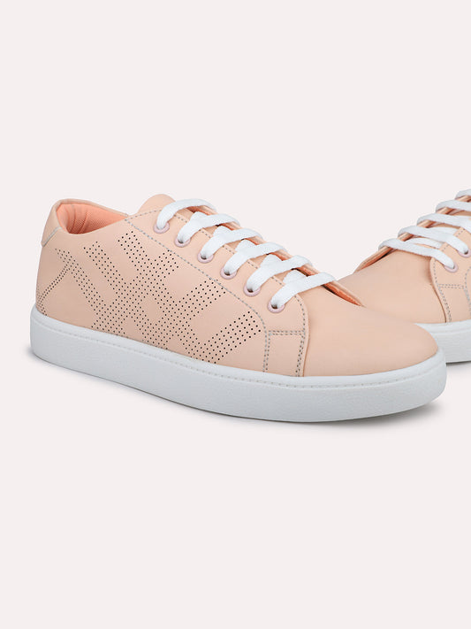 Women Nude Solid Casual Sneakers