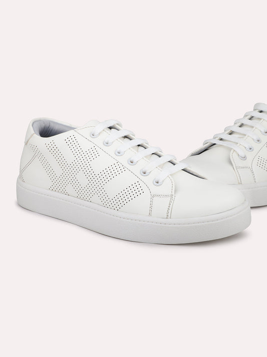 Women White Solid Casual Sneakers