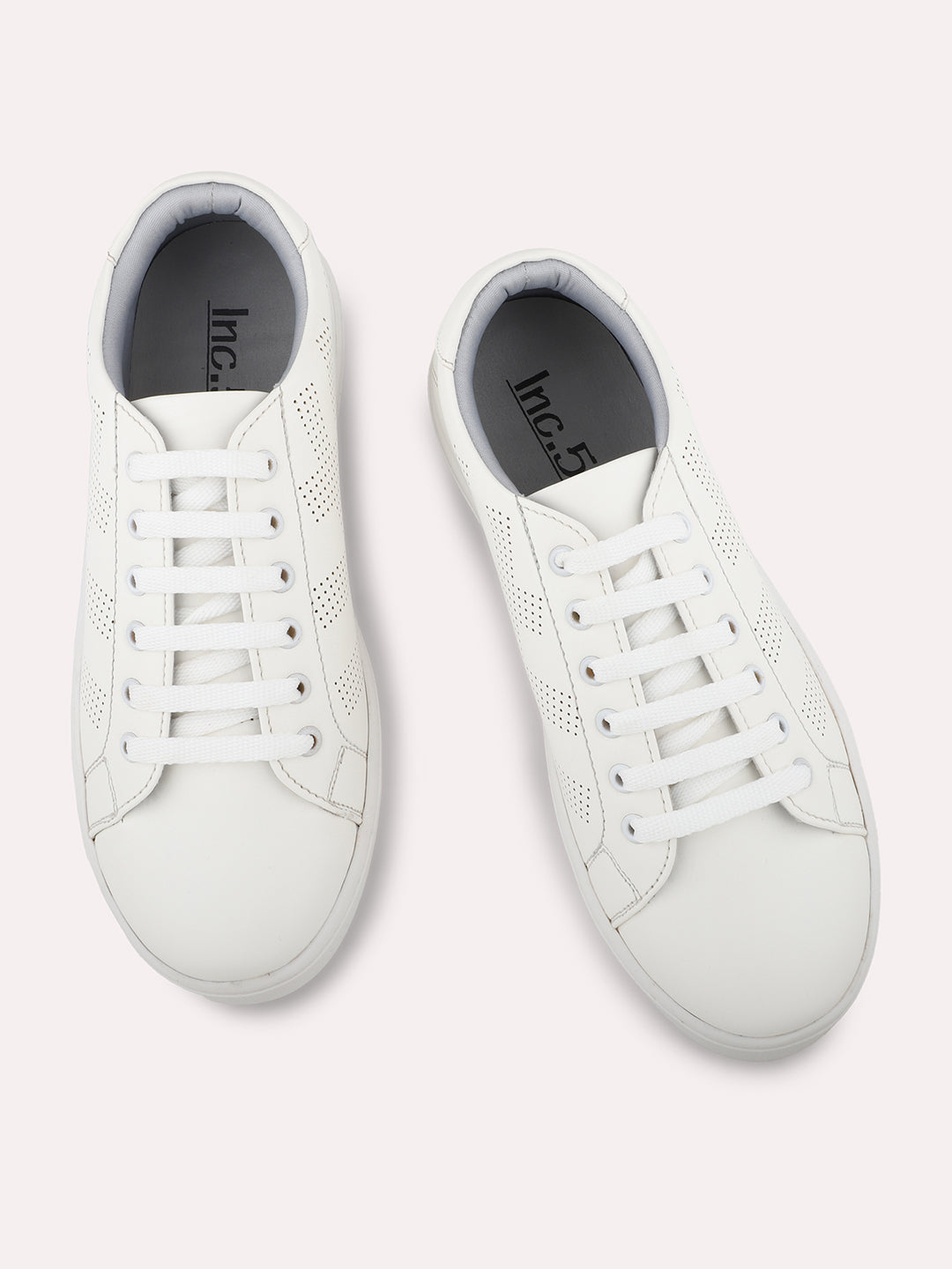 Women White Solid Casual Sneakers