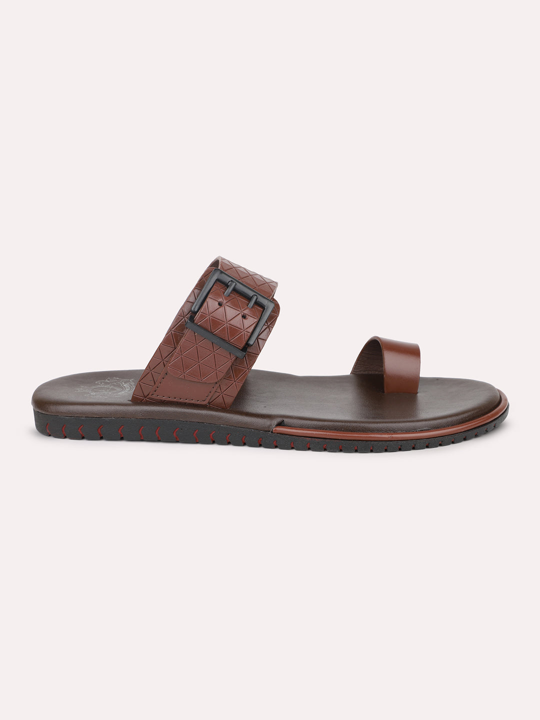 Atesber Brown Formal Slip-on Sandal For Men