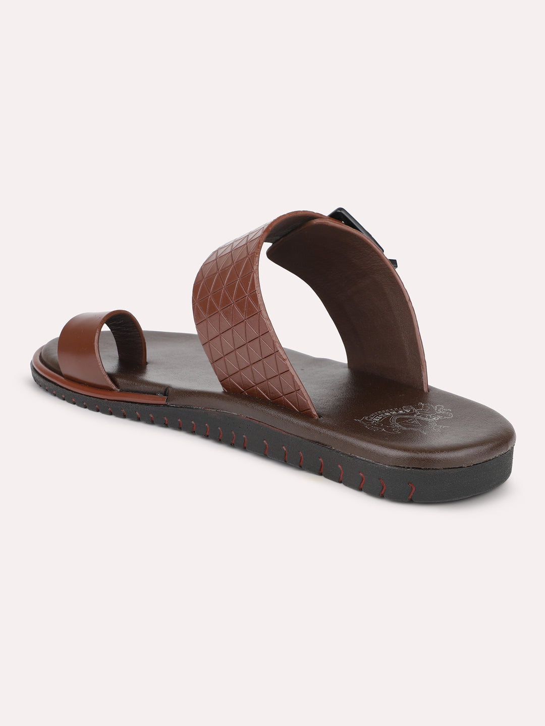 Atesber Brown Formal Slip-on Sandal For Men